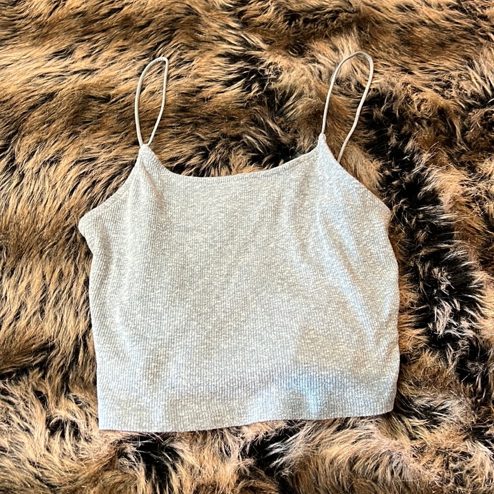 Pacsun blue cami crop top